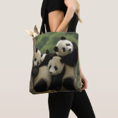 Tote Bag Bébés de panda géant Ailuropoda melanoleuca) (De près)
