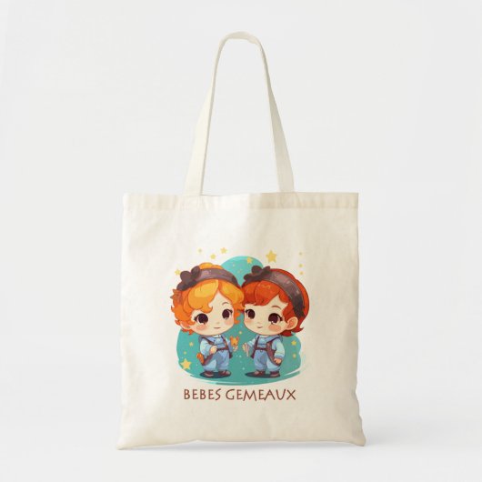 Tote Bag Bébés Gémeaux 3 (Devant)