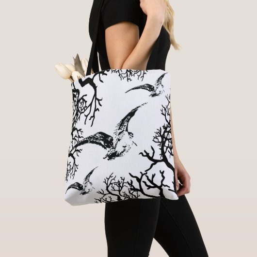 Tote Bag Beccacce maliarde en volo (De près)