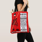 Tote Bag Beefeater, magazine du poster vintage Harper (De près)