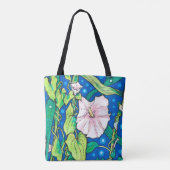 Tote Bag Beendweed Reed Fleurs sauvages d'été peinture flor (Dos)