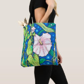 Tote Bag Beendweed Reed Fleurs sauvages d'été peinture flor (De près)