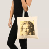 Tote Bag Beethoven À Sepia (Devant (produit))