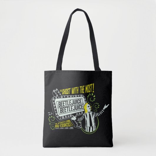Tote Bag Beetlejus | Marquee "Ghost With The Most" (Devant)