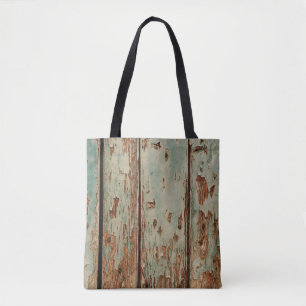 Tote Bag Beige and brown wooden board