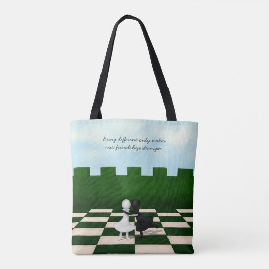 Tote Bag Being Different Only Makes Friendship Stronger (Dos)