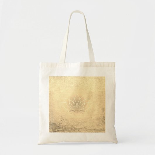 Tote Bag Bel or Lotus, Zen (Devant)