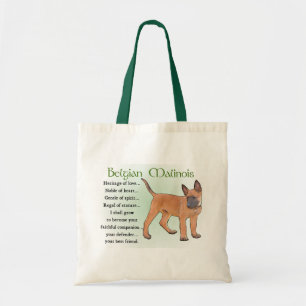 Tote Bag Belgian Malinois Gifts
