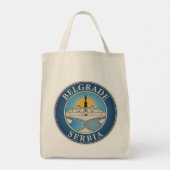 Tote Bag Belgrade Serbie Europe de l'Est (Dos)
