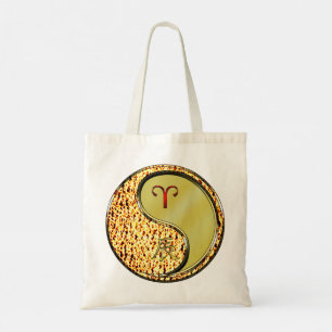 Tote Bag Bélier et Dragon métallique