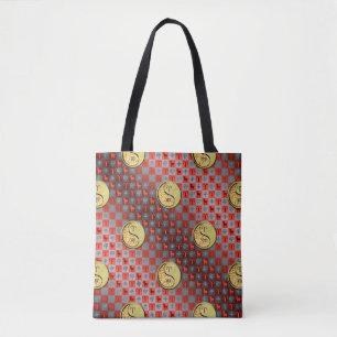 Tote Bag Bélier et lapin métallique