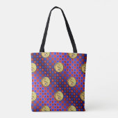 Tote Bag Bélier et oxe métallique (Dos)