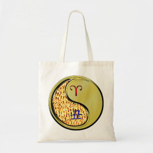 Tote Bag Bélier et oxe métallique