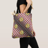 Tote Bag Bélier et serpent métallique (De près)