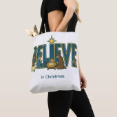 Tote Bag Believe Nativity (De près)