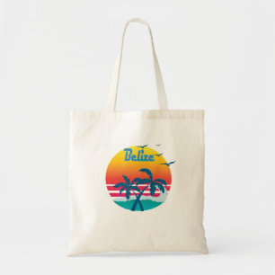 Tote Bag Belize, rétro cru d'été