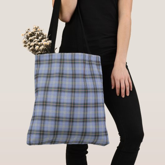 Tote Bag Bell des frontières Tartan (De près)