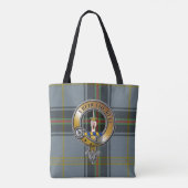 Tote Bag Bell Tartan & Badge (Dos)