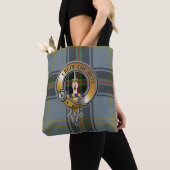 Tote Bag Bell Tartan & Badge (De près)