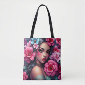 Tote Bag Belle Anime hispanique femme (Devant)