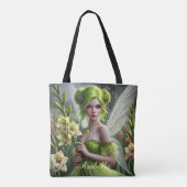 Tote Bag Belle Août Fée à Gladioli (Dos)