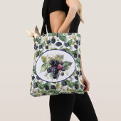 Tote Bag Belle aquarelle Blackberries (De près)