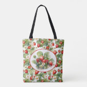Tote Bag Belle aquarelle de fraises (Dos)