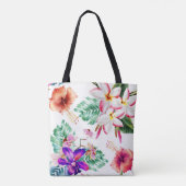 Tote Bag Belle aquarelle Floral (Dos)