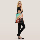 Tote Bag Belle artiste Abstraite Red Haired Ginger Girl (Sur le modèle)