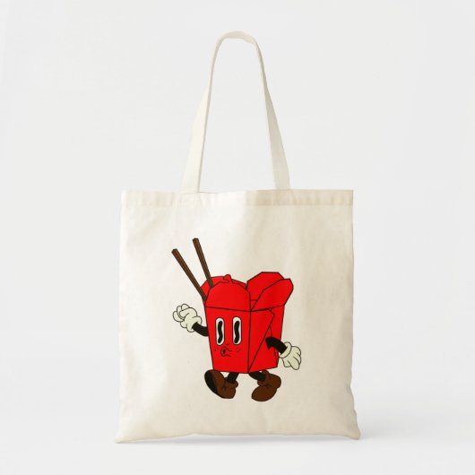 Tote Bag Belle boîte à emporter heureuse (Devant)