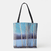 Tote Bag Belle bouleau d'hiver (Dos)