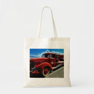 Tote Bag Belle boutique d'antiquité brillante Red Fire Truc