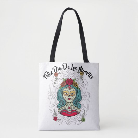 Tote Bag Belle Catrina Feliz Día de Muertos (Devant)