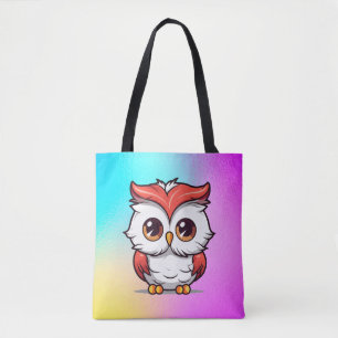 Tote Bag Belle chouette de style Kawaii dessin animé