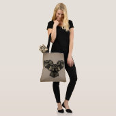Tote Bag Belle Chouette Rustique (Sur le modèle)