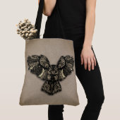 Tote Bag Belle Chouette Rustique (De près)
