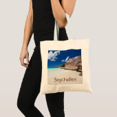 Tote Bag Belle côte rocheuse aux Seychelles (Devant (produit))