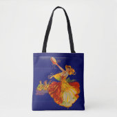 Tote Bag belle danseuse espagnole (Devant)