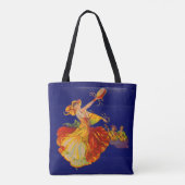 Tote Bag belle danseuse espagnole (Dos)