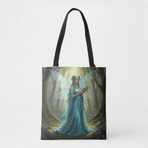 Tote Bag Belle Décembre Turquoise Fairy