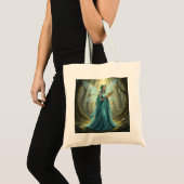 Tote Bag Belle Décembre Turquoise Fairy (Devant (produit))