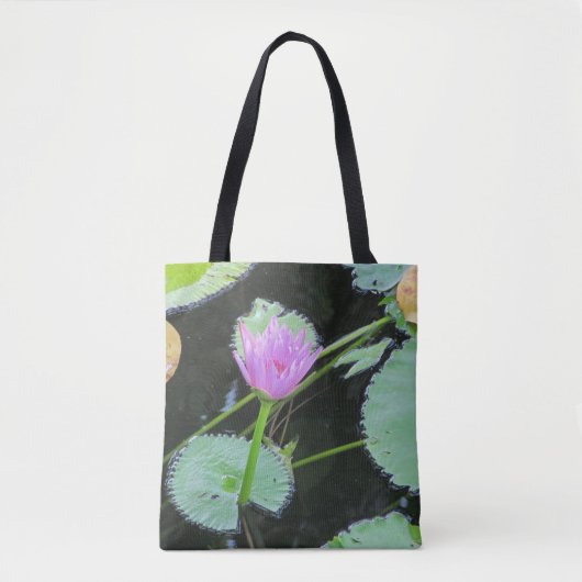 Tote Bag Belle Eau Rose Lily Fleur Fleur Fleur Fleur Lily P (Devant)