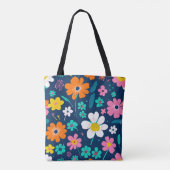 Tote Bag Belle Épaule Fleurs (Dos)