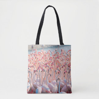 Tote Bag Belle et sauvage - Flamingosflock, plus, rose, d