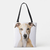 TOTE BAG BELLE FAUNE ET CHIEN À BLANC BLANC (Dos)