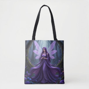 Tote Bag Belle Fée Améthyste de Février