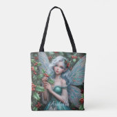 Tote Bag Belle fée de décembre à Holly (Dos)