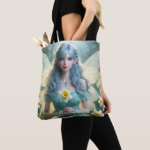 Tote Bag Belle fée de mars dans les jonquilles (De près)