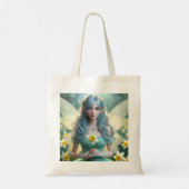 Tote Bag Belle fée de mars dans les jonquilles (Dos)