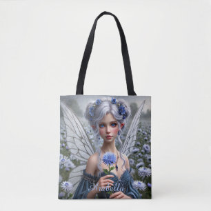 Tote Bag Belle fée de septembre en Asters